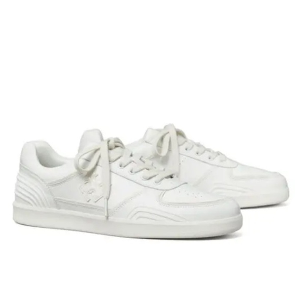 Tory Burch Women's Clover Court Lace Up Low Top Sneakers